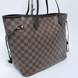Louis Vuitton Brown Checkered Shoulder Bag